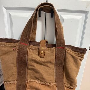 vintage Gap Product Red canvas tote bag Y2K